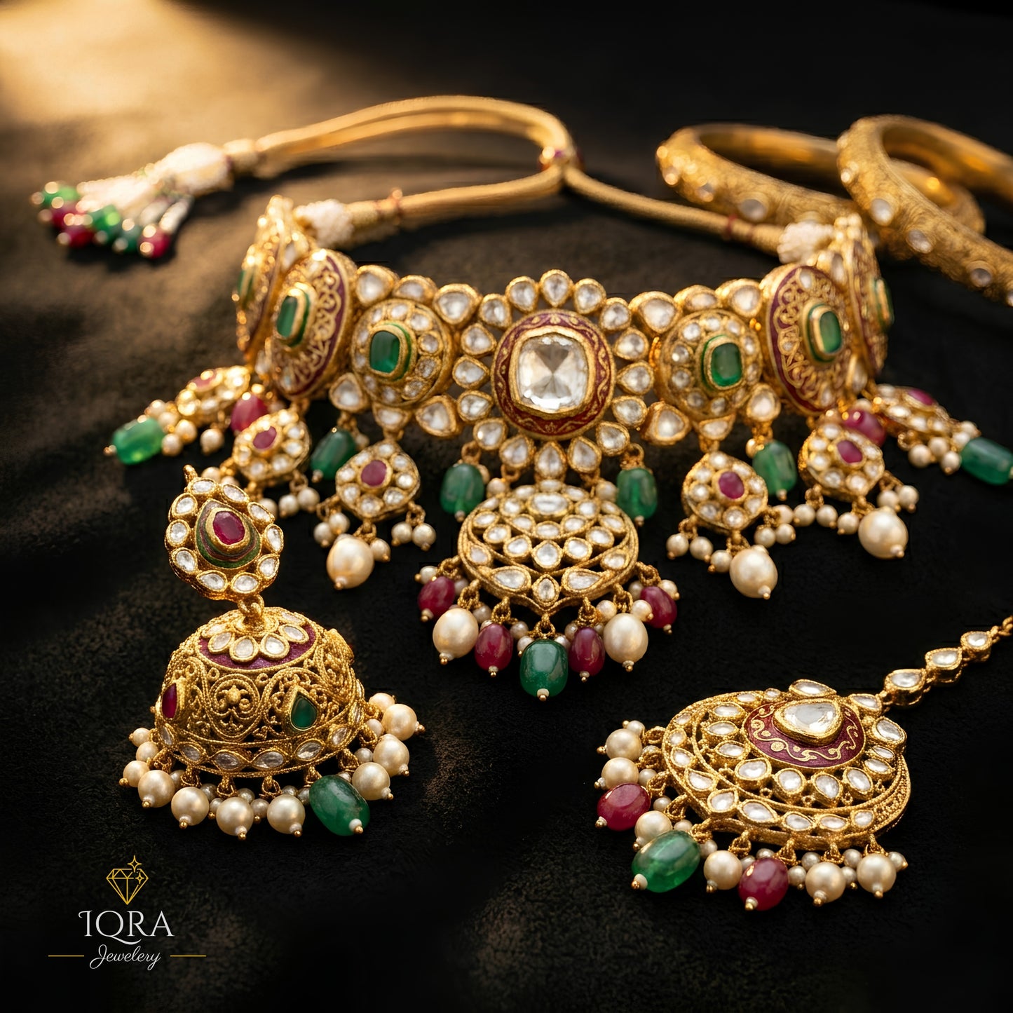 Mughal Kundan Heritage Set