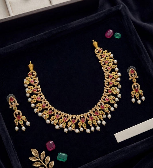 South indian temple mala set