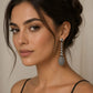 Crystal Linear Dangle Earrings