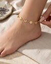 White Daisy Chain Anklet