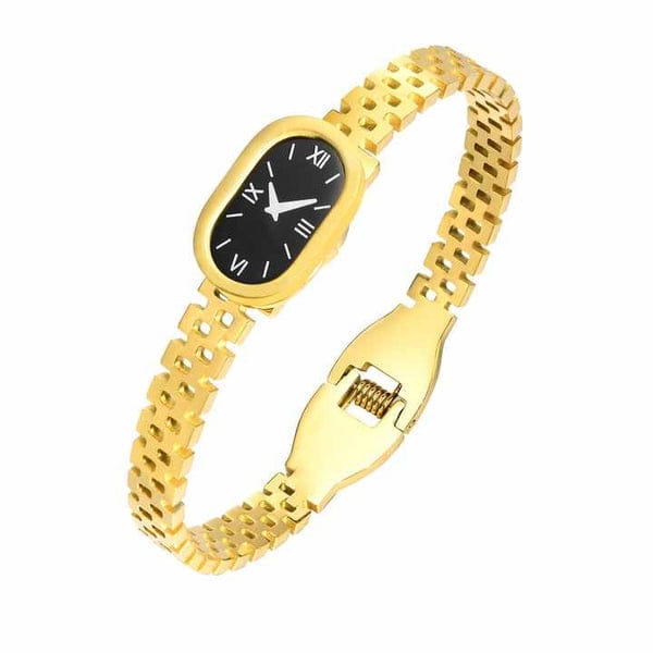 New elegant stainless steel watch for girls and women